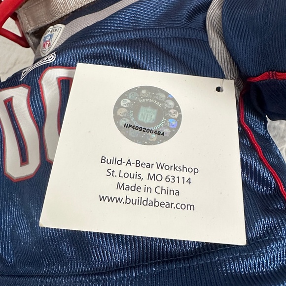 New England Patriots Build A Bear Workshop 16" Plush Football NFL Uniform - Picture 11 of 16